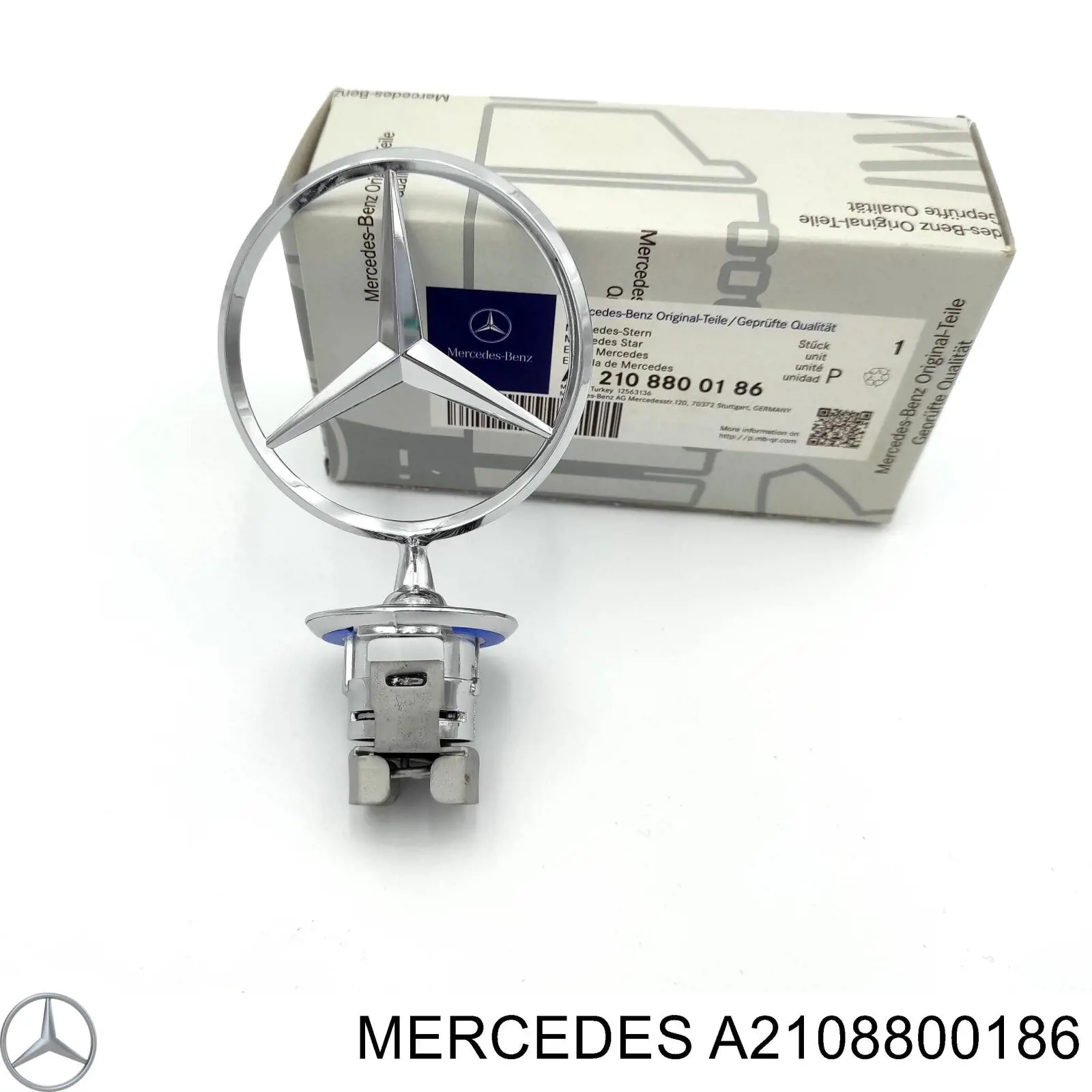 Эмблема капота A2108800186 Mercedes