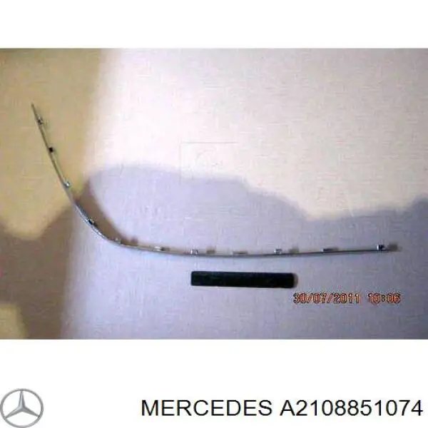 A2108851074 Mercedes молдинг бампера переднего левый