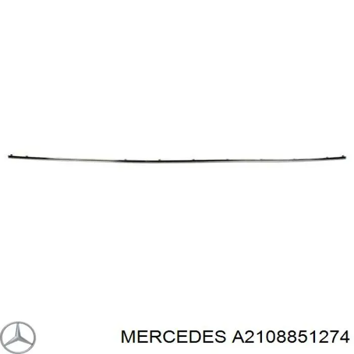 A2108851274 Mercedes молдинг бампера заднего центральный