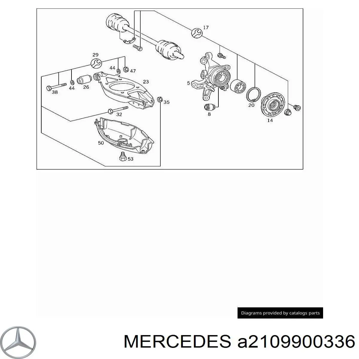  Mercedes A2109900336 цена, от 7.20 USD