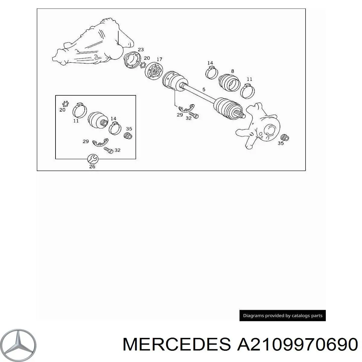  A2109970690 Mercedes