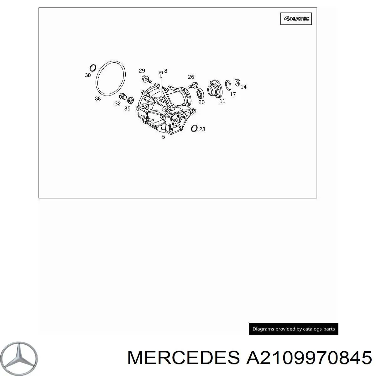  Mercedes A2109970845 цена, от 9.65 USD