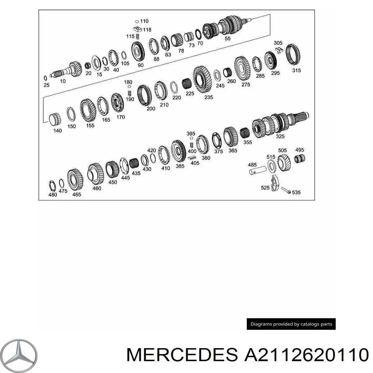 A2112620110 Mercedes 