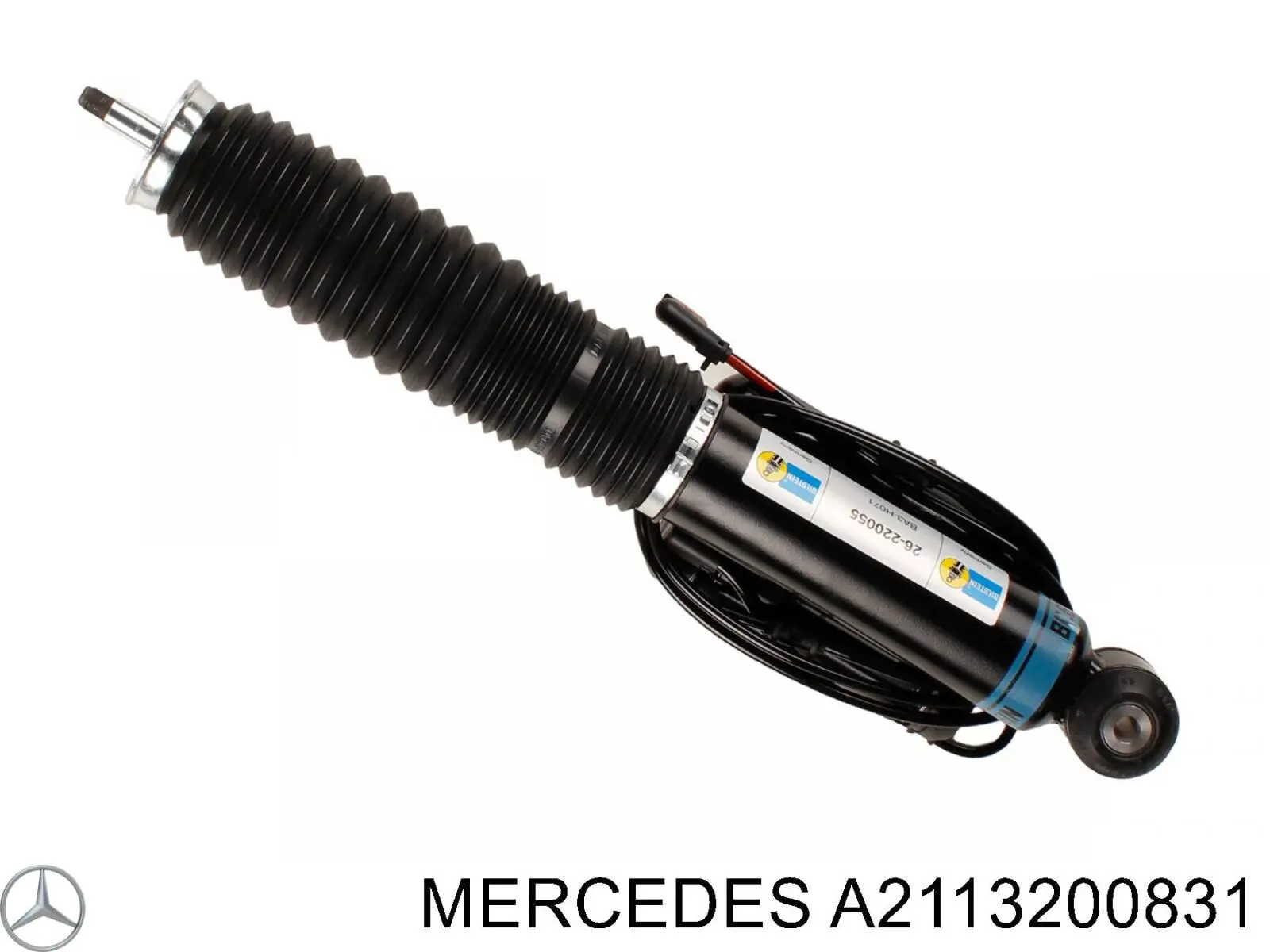 A2113200831 Mercedes amortecedor traseiro direito