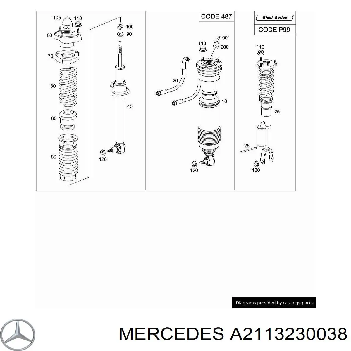 A2113230038 Mercedes 