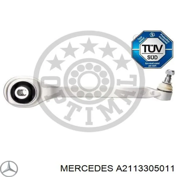 A2113305011 Mercedes braço oscilante inferior direito de suspensão dianteira