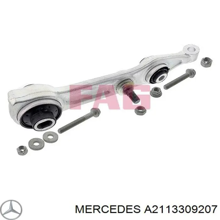 A2113309207 Mercedes braço oscilante inferior direito de suspensão dianteira