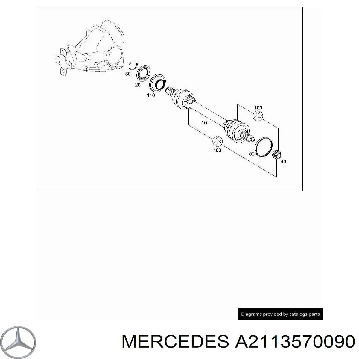  Mercedes A2113570090 цена, от 1.27 USD