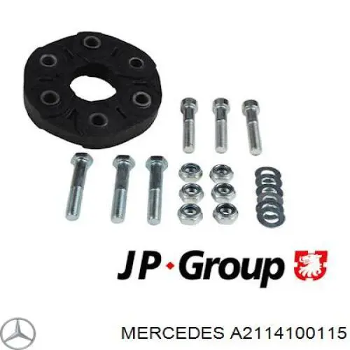 Купить A2114100115 Mercedes Муфта кардана эластичная передняя/задняя