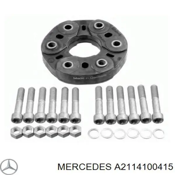 Муфта кардана эластичная передняя/задняя Mercedes A2114100415