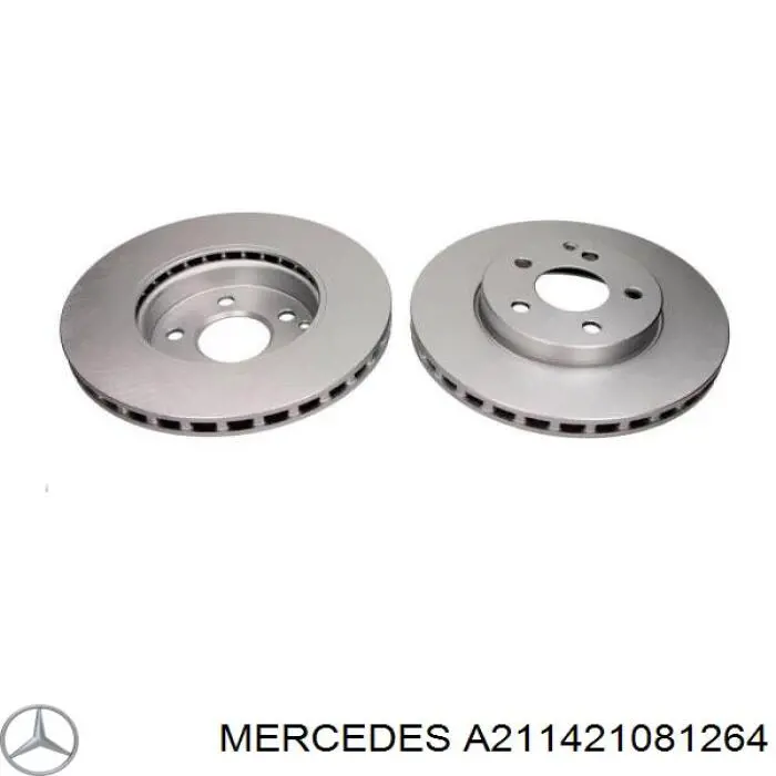 A211421081264 Mercedes диск тормозной передний