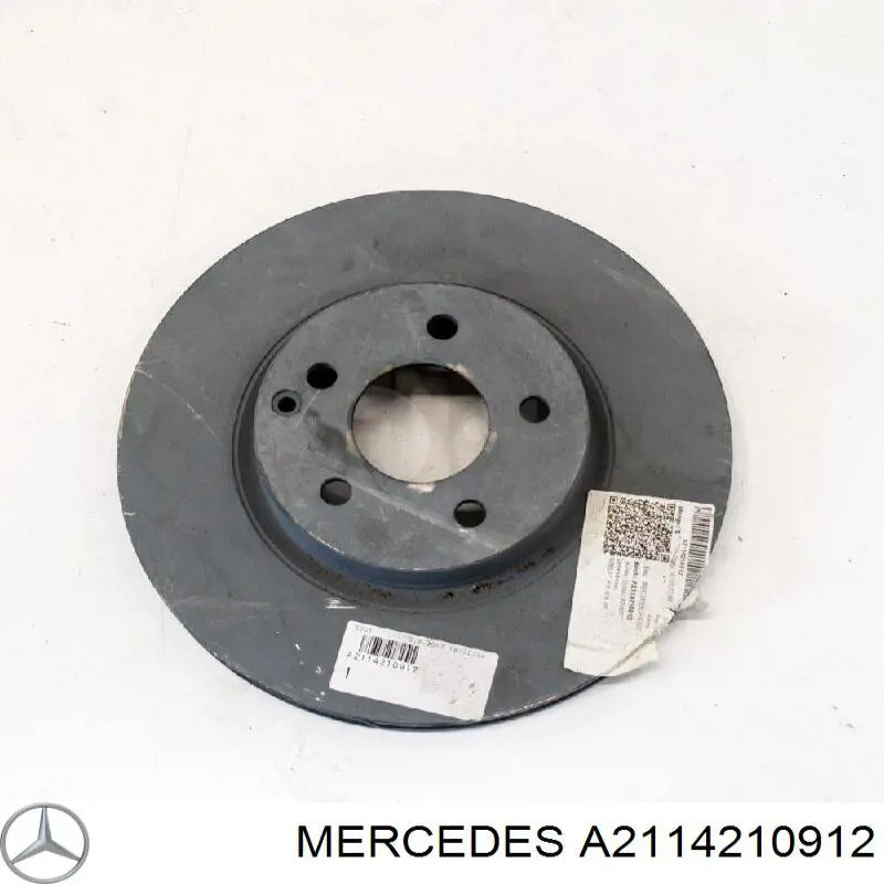 A2114210912 Mercedes диск тормозной передний