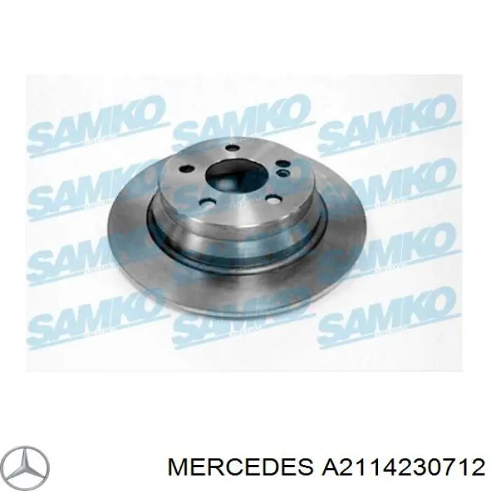 A2114230712 Mercedes Disco do freio traseiro