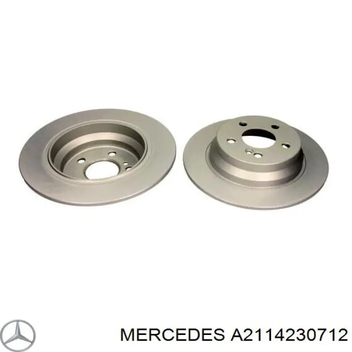 A2114230712 Mercedes диск тормозной задний