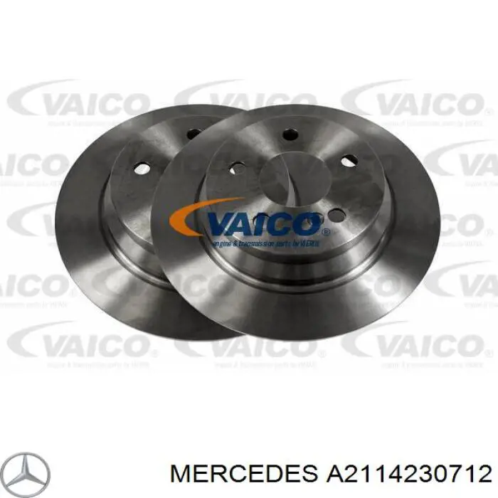 Disco do freio traseiro Mercedes A2114230712