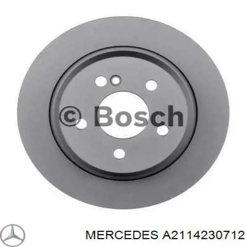 A2114230712 Mercedes Disco do freio traseiro