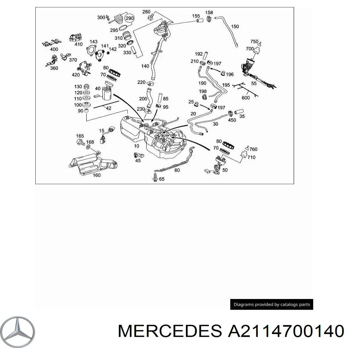 A2114700140 Mercedes 