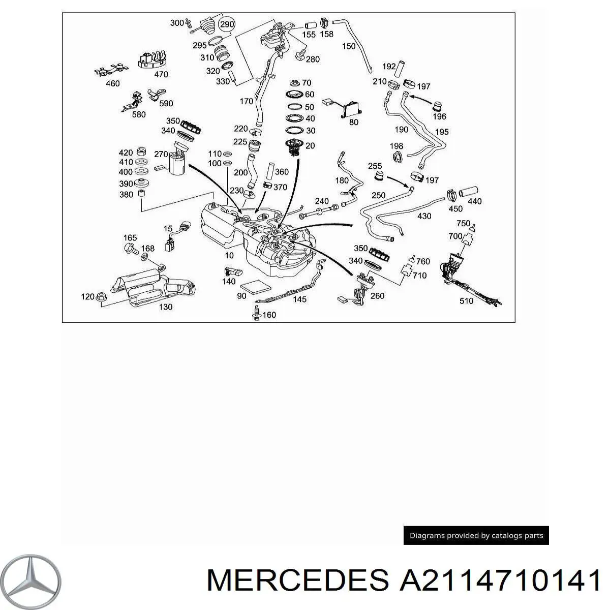  Mercedes A2114710141 цена, от 2.53 USD