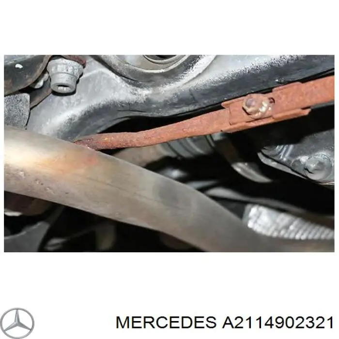 Глушитель, задняя часть A2114902321 Mercedes