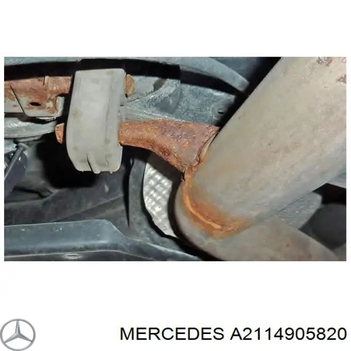 Купить A2114901721 Mercedes Глушитель задний