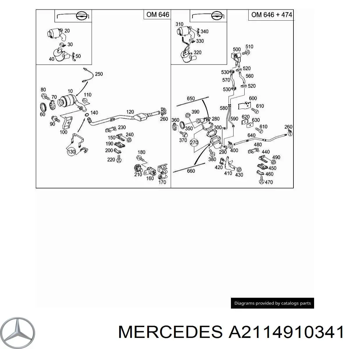  Mercedes A2114910341 цена, от 23.58 USD