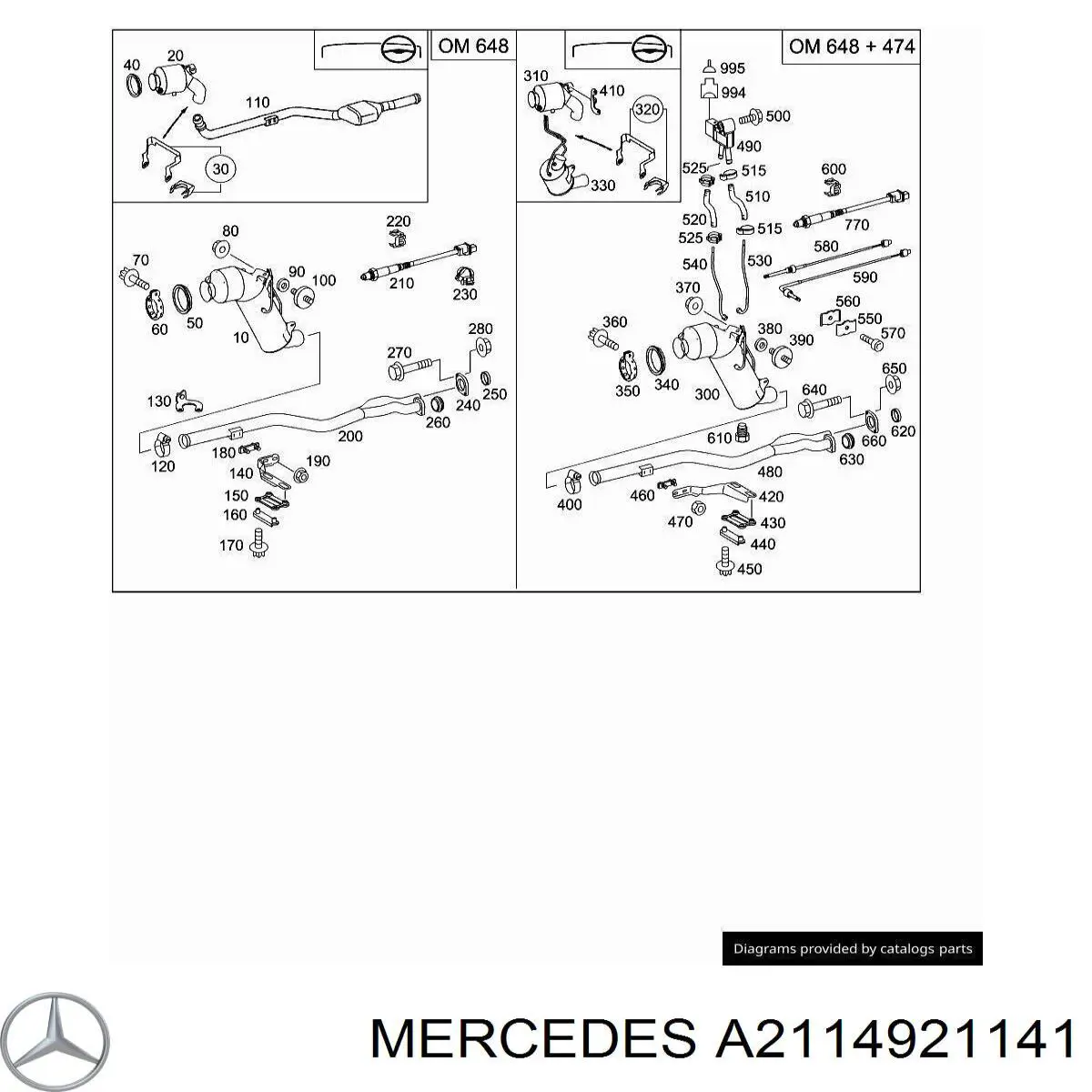  Mercedes A2114921141 цена, от 3.80 USD