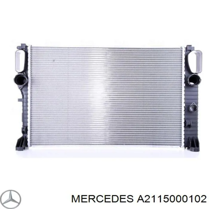 A2115000102 Mercedes radiador de esfriamento de motor