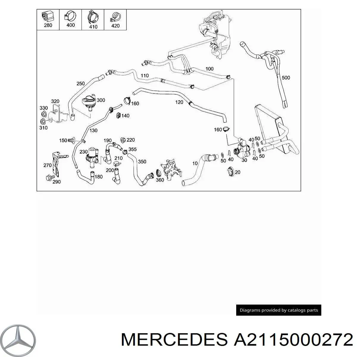 A2115000272 Mercedes 