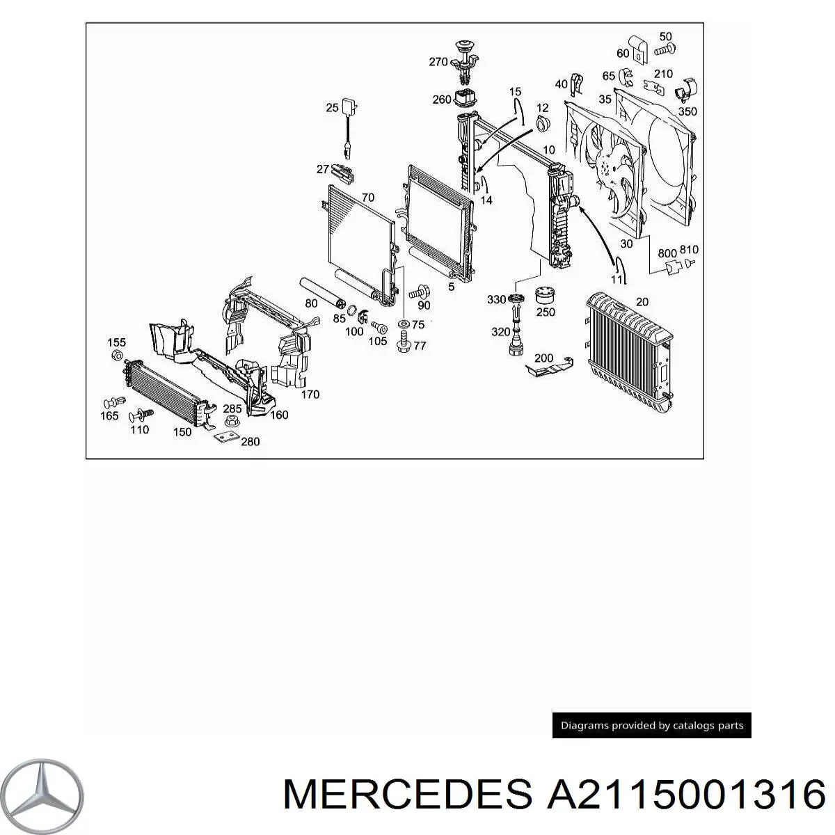  A2115001316 Mercedes