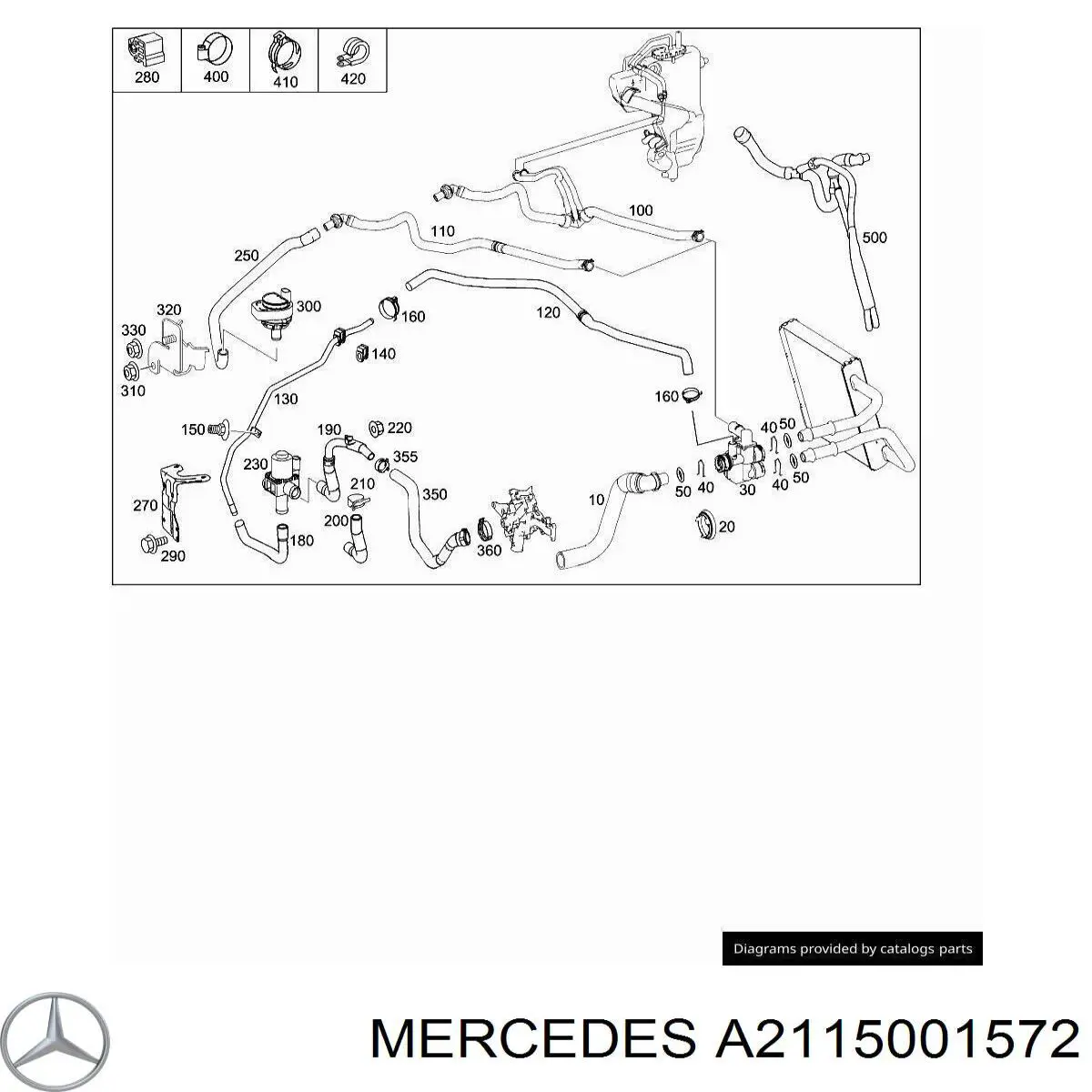 A2115001572 Mercedes 