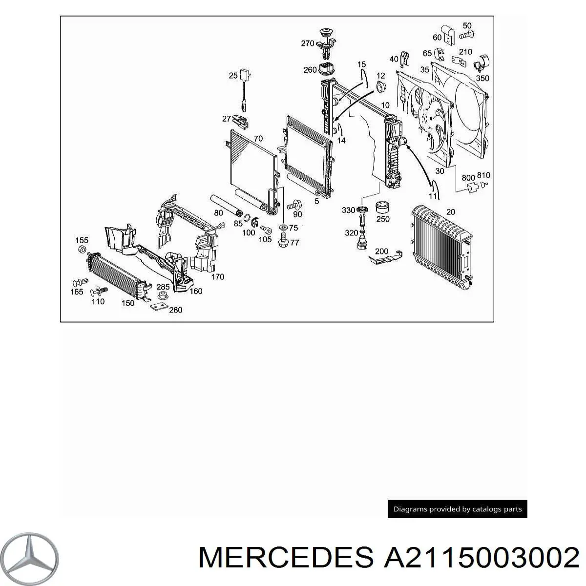 A2115003002 Mercedes 