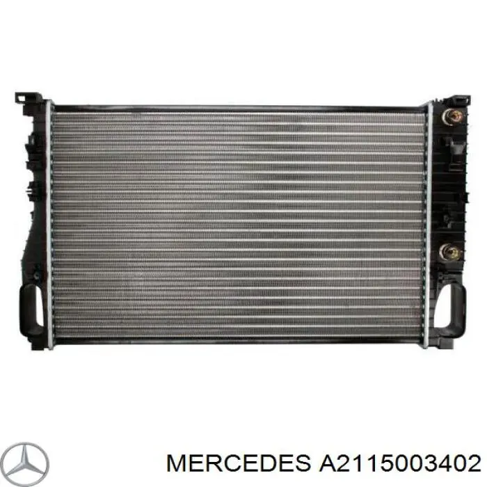 Радиатор охлаждения двигателя Mercedes A2115003402