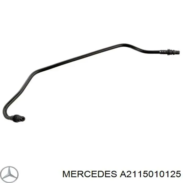 A2115010125 Mercedes патрубок вентиляции картера (маслоотделителя)