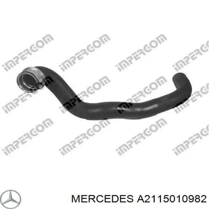 Купить A2115010982 Mercedes Патрубок радиатора