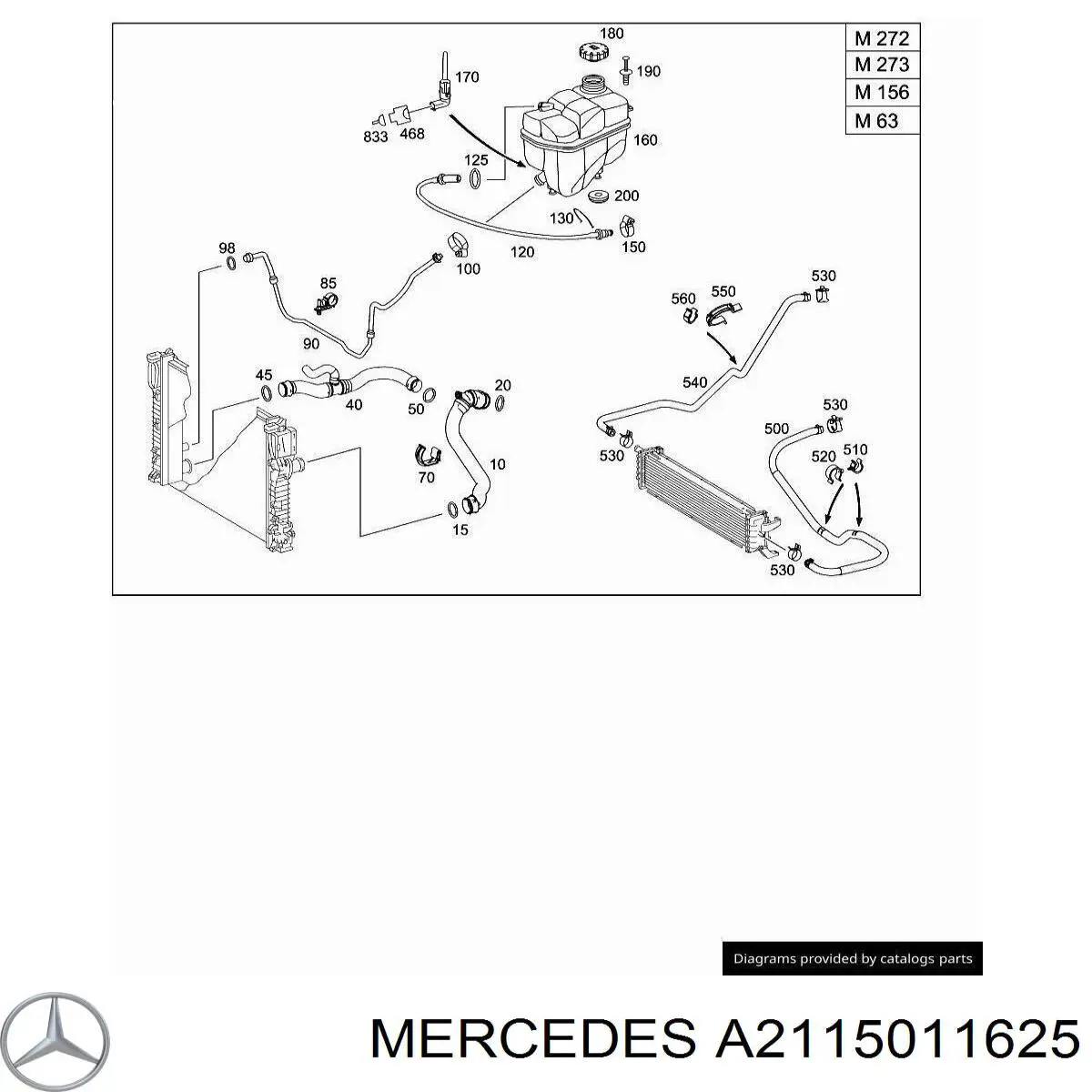 A2115011625 Mercedes 