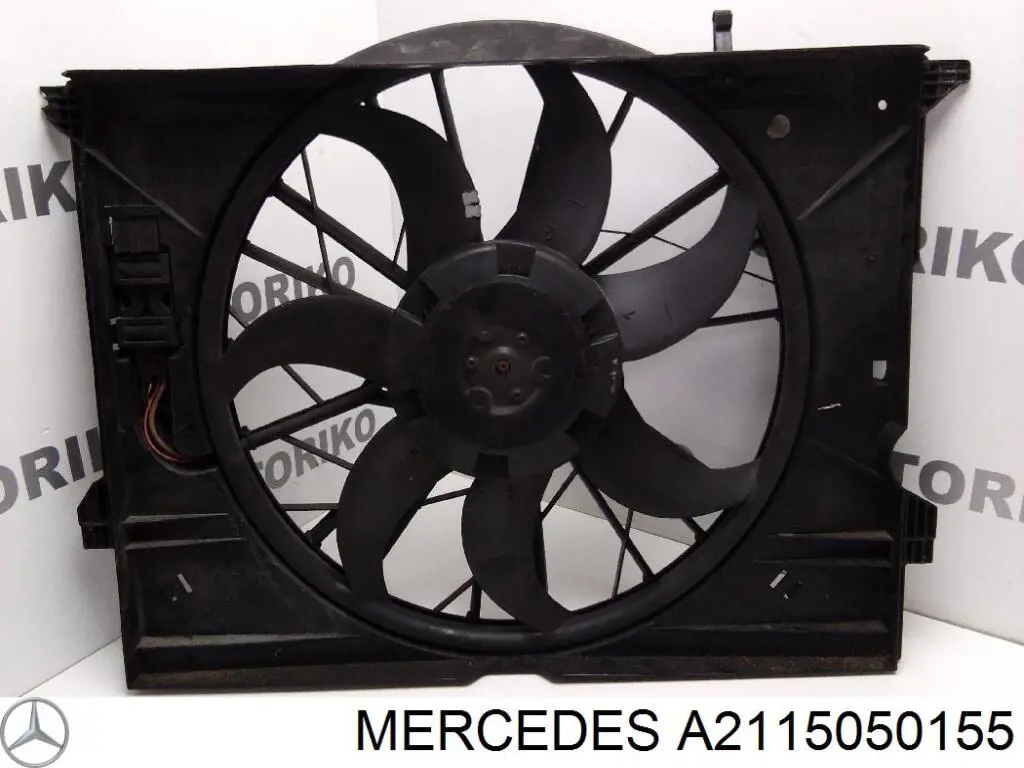 A2115050155 Mercedes difusor do radiador de esfriamento