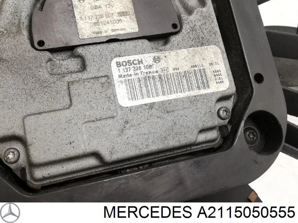 Купить A2115050555 Mercedes Электровентилятор охлаждения в сборе (мотор+крыльчатка)