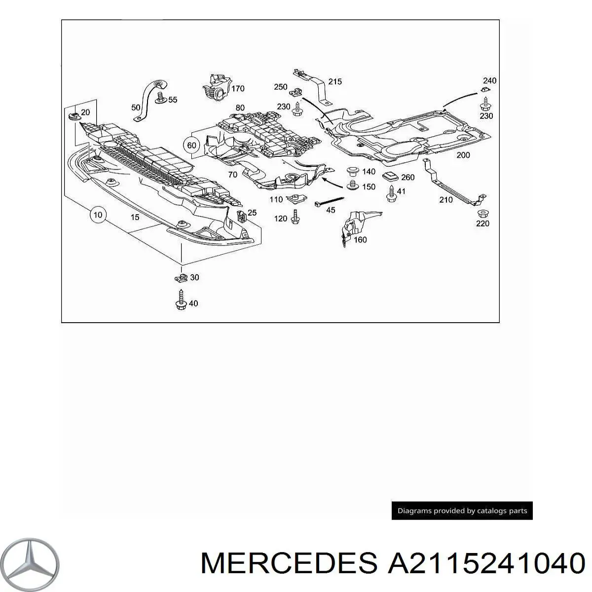 A2115241040 Mercedes 