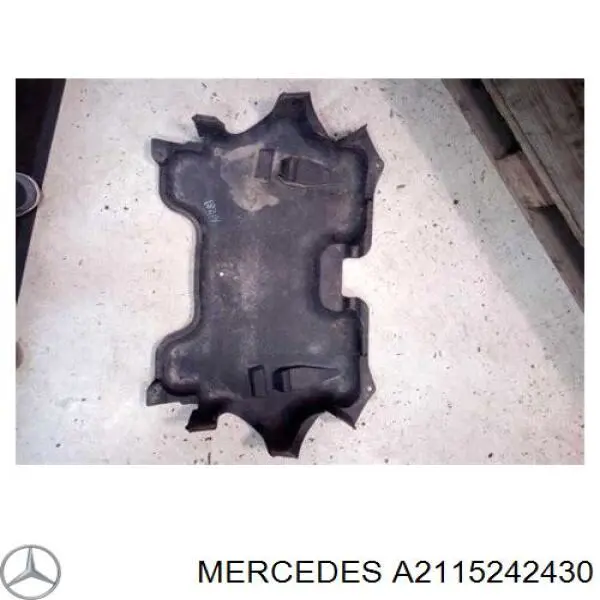Защита картера двигателя на Mercedes E (S211)