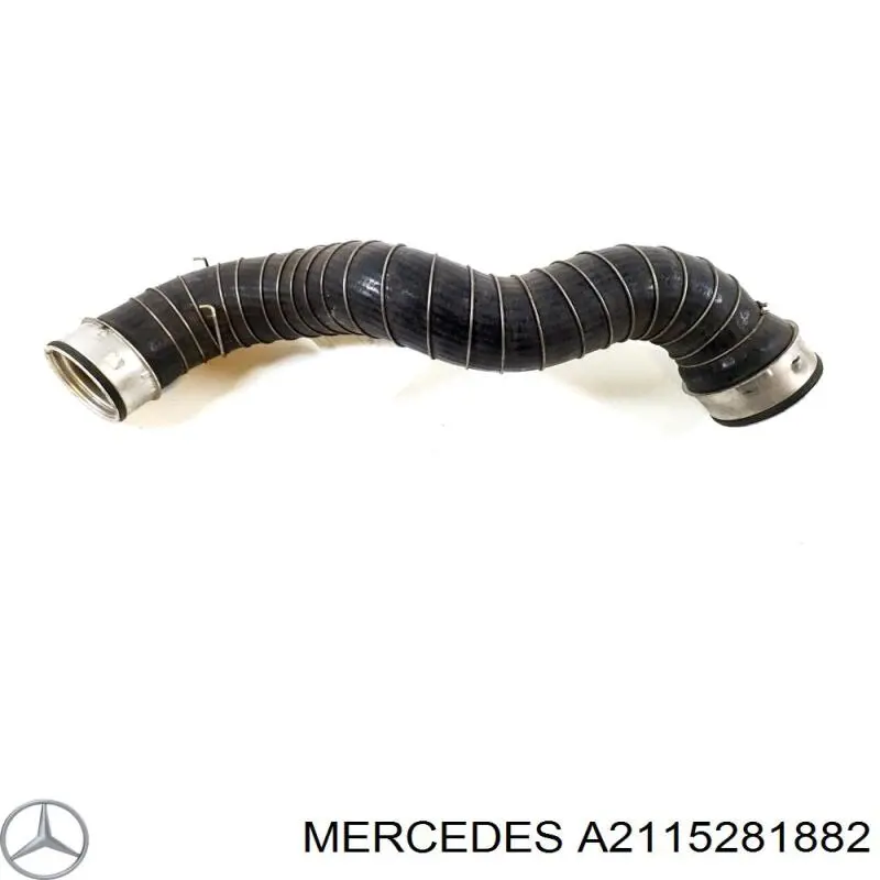 A2115281882 Mercedes шланг (патрубок интеркуллера правый)