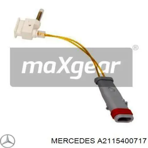A2115400717 Mercedes датчик износа тормозных колодок передний левый