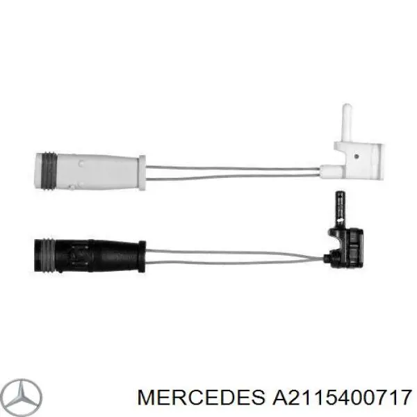 Contacto de aviso, desgaste de los frenos, delantero izquierdo A2115400717 Mercedes