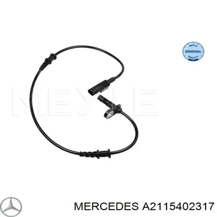 A2115402317 Mercedes sensor dianteiro de abs