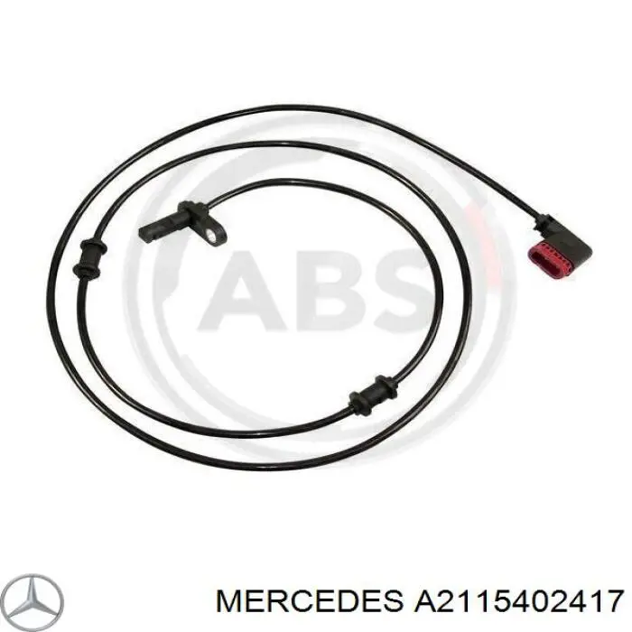 A2115402417 Mercedes sensor abs traseiro