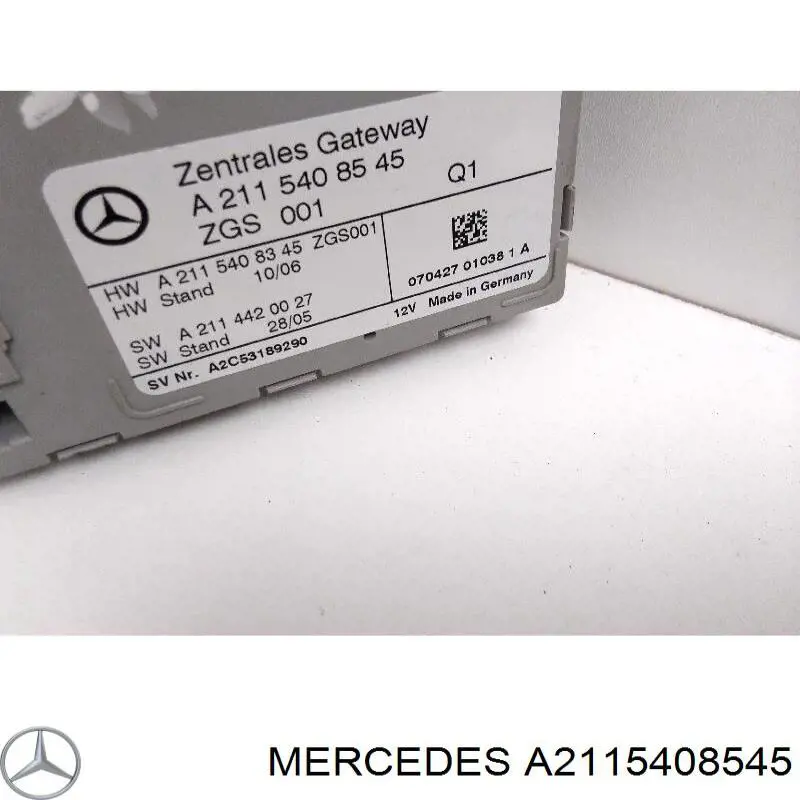 Блок управления освещением Mercedes A2115408545
