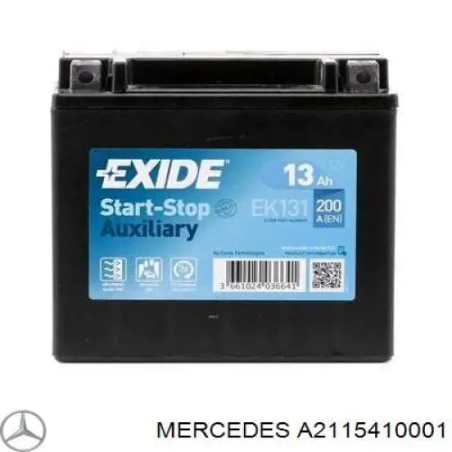 A2115410001 MERCEDES Batería original y equivalente