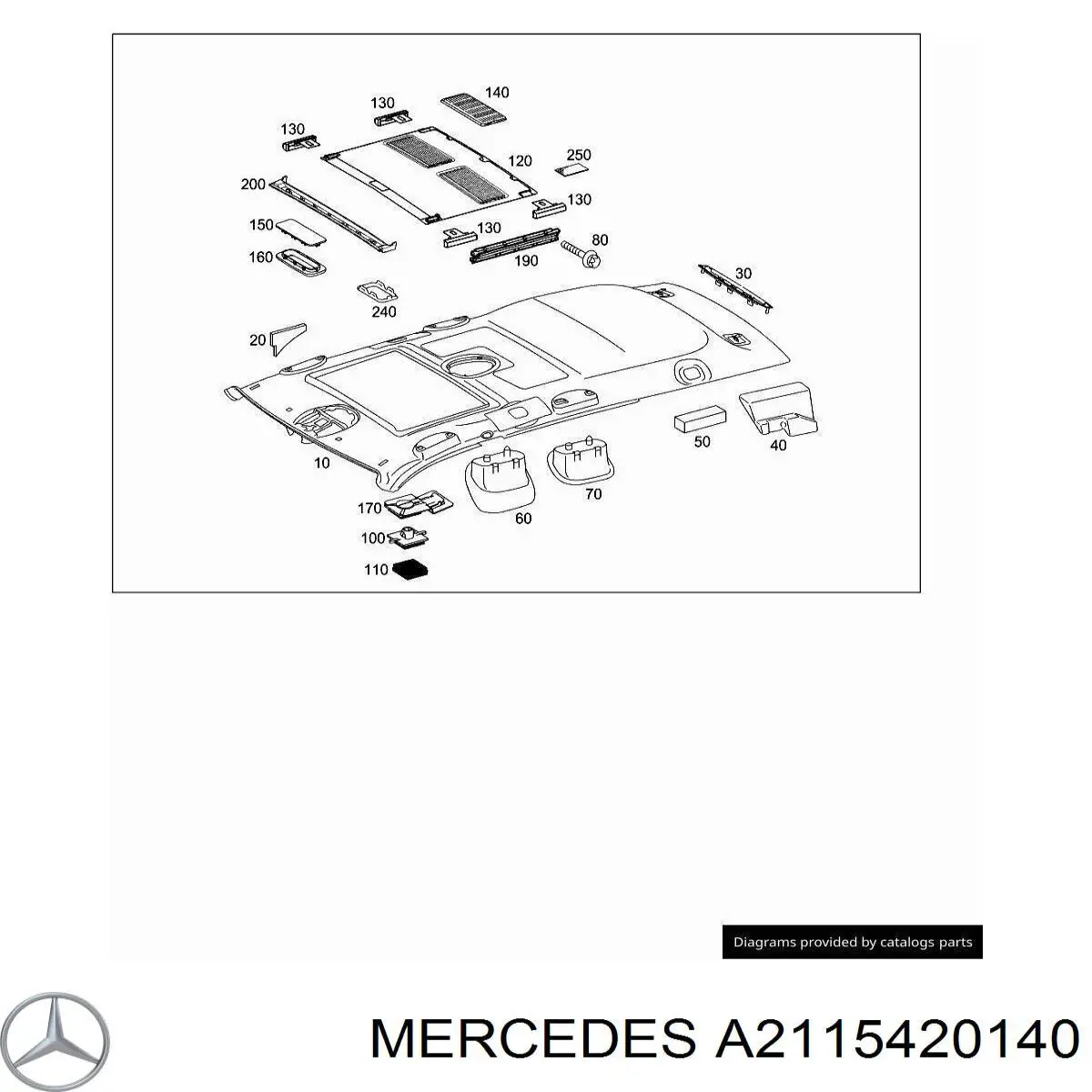 A2115420140 Mercedes Дисплей парктроника