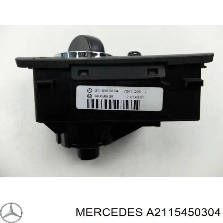 A2115450304 Mercedes Переключатели электрические (переключатель света центральный)