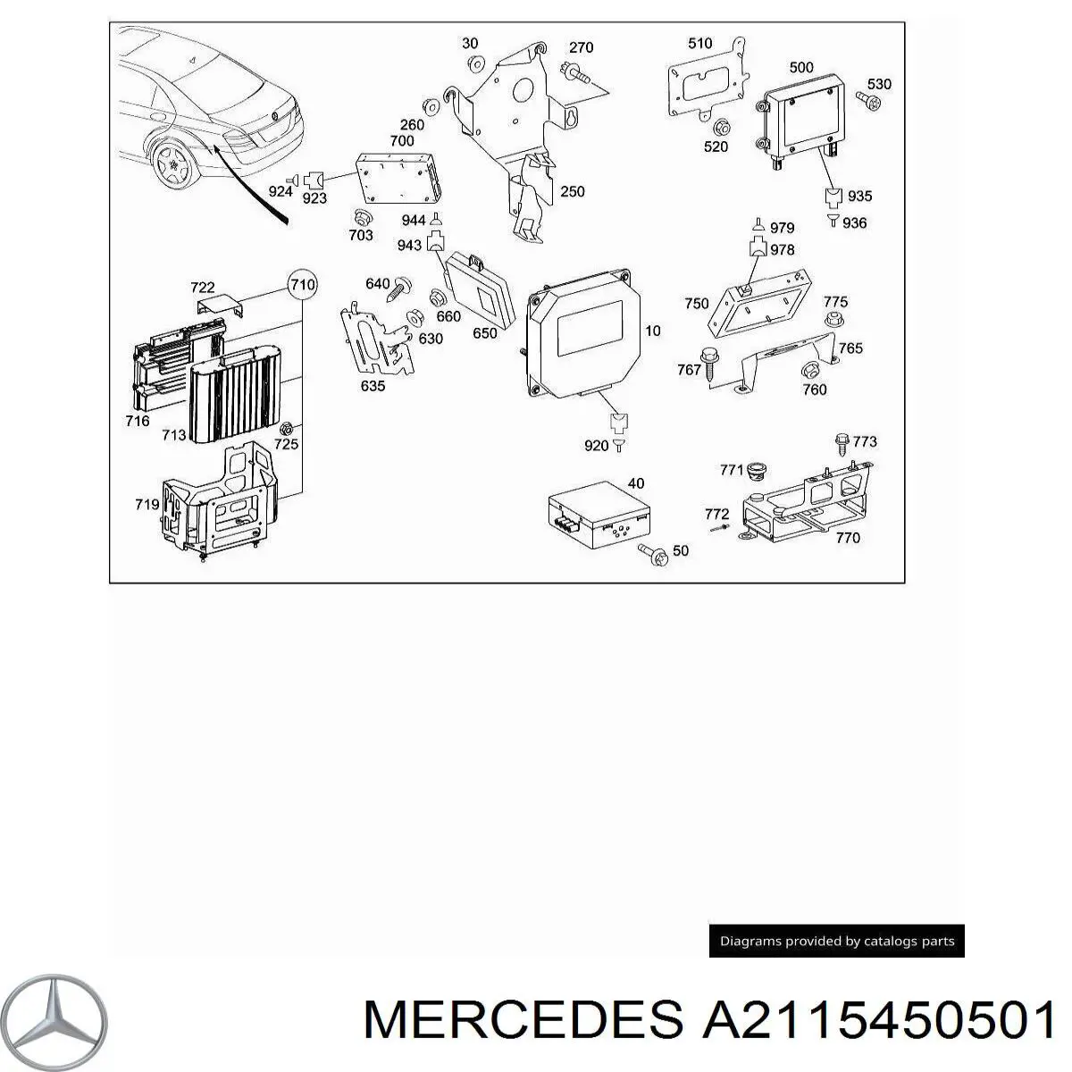  A2115450501 Mercedes