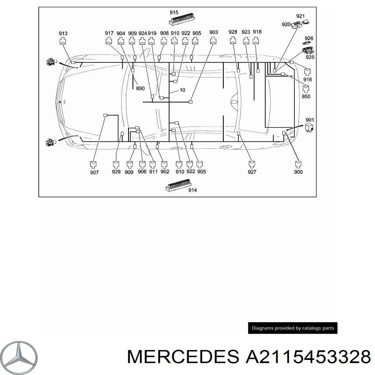  Mercedes A2115453328 цена, от 2.53 USD